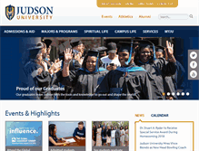 Tablet Screenshot of judsonu.edu